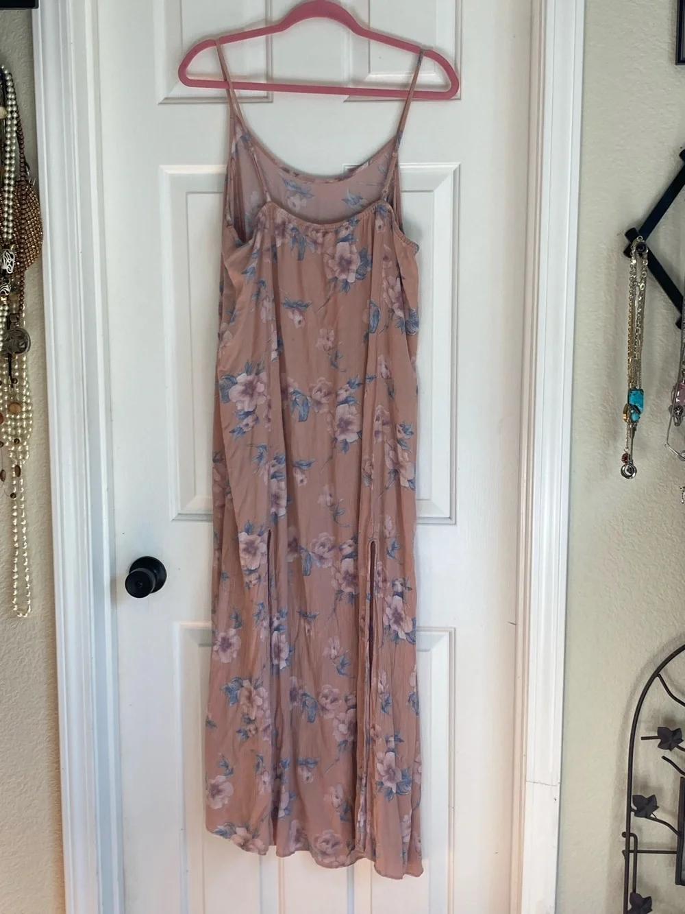 American Eagle Outfitters Pink Floral Swim Coverup
